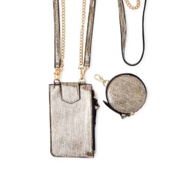 NO BOUNDARIES 3 PIECE GIFT SET CELLPHONE CROSSBODY CHAIN STRAP POUCH - Picture 6 of 6